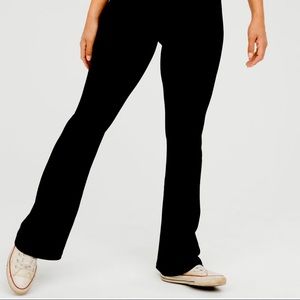 aerie crossover flare leggings